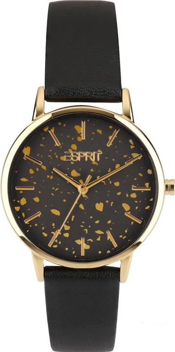 Esprit ES TERAZZO 34MM 3H BLACK DIAL BLACK ST Armbanduhr (34 mm)