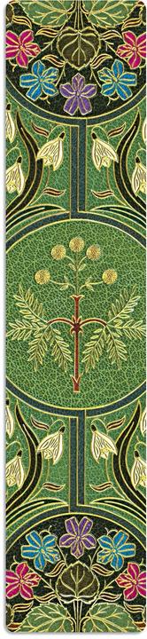 Actual product image Paperblanks Book Mark Blooming Poetry Green