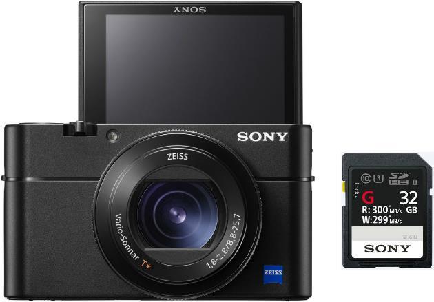 Sony Cyber-shot DSC RX100 V Fast 32 GB SD Kit
