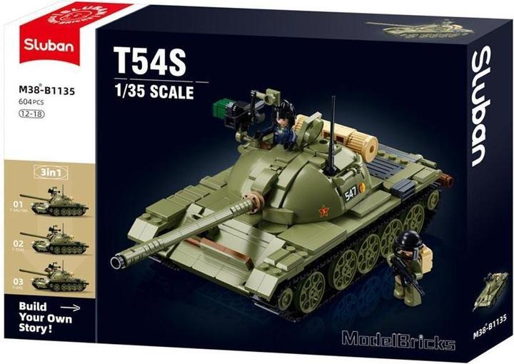 Actual product image Sluban SL96005 - 3 in 1 main battle tank