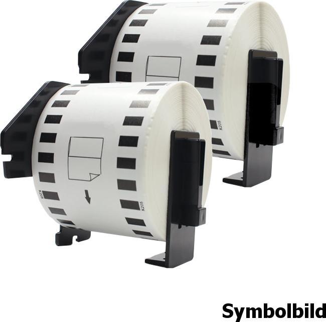 Actual product image Hermex Compatible label 102mm x 30.48m Brother DK-22243