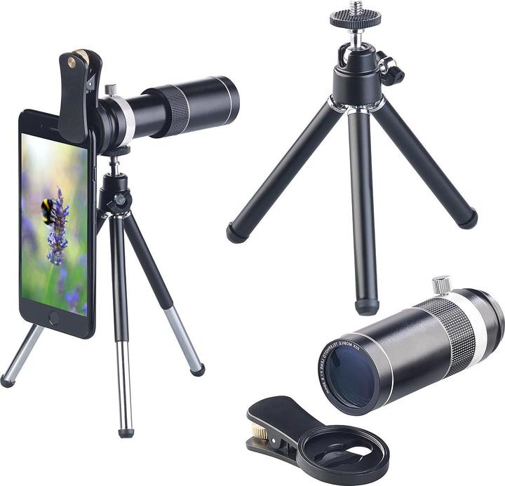 Produktbild Somikon Vorsatz-Tele-Objektiv für Smartphones (Metall)