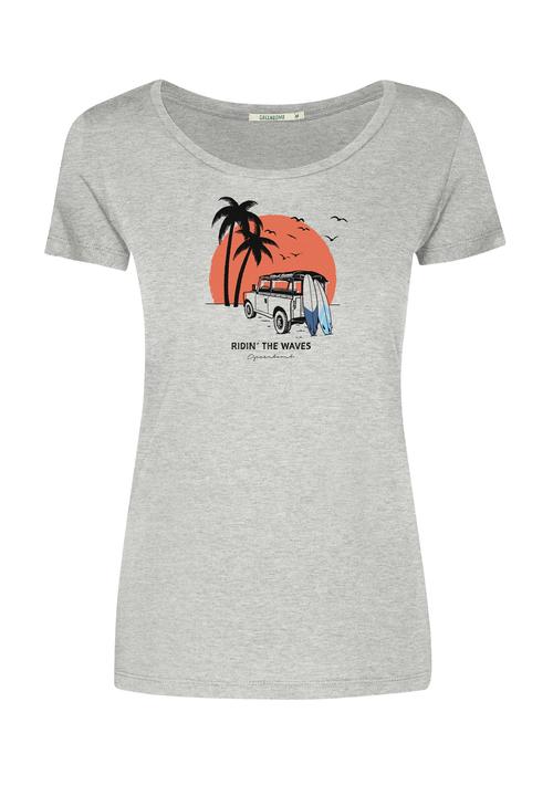 Greenbomb Women's Nature Beach Trip Loves T-Shirt