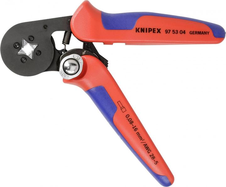 Actual product image Knipex Self-Adjusting Crimping Pliers for wire ferrules (180 mm)
