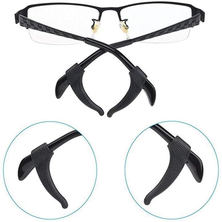 Image du produit JTI Antidérapant pour lunettes - silicone - noir - 10 pièces