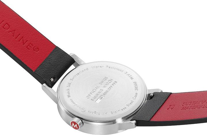 Produktbild Mondaine Classic - Vegan gebürstet (Analoguhr, Swiss Made, 40 mm)