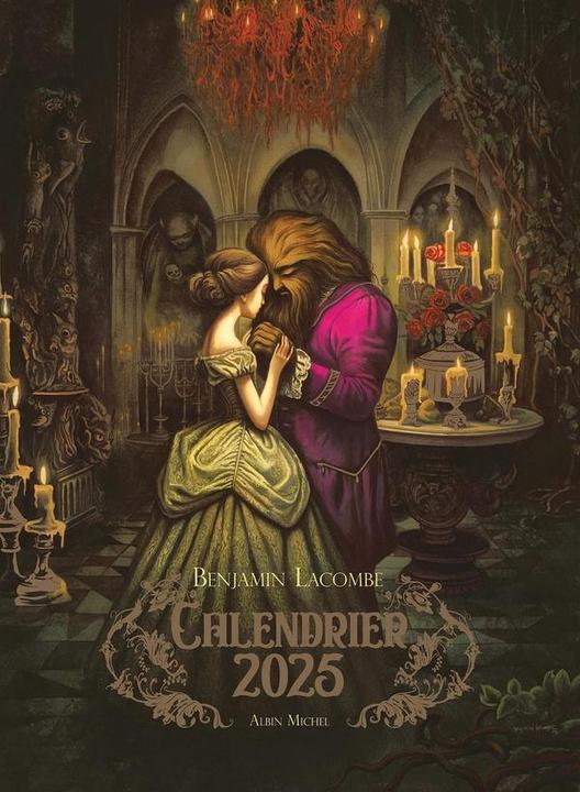 Produktbild Albin Michel Calendrier 2025 : Benjamin Lacombe (Französisch)