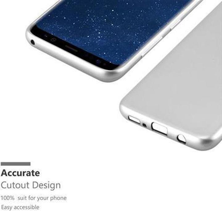 Actual product image Cadorabo TPU Matt Metallic Cover (Samsung Galaxy S8+)