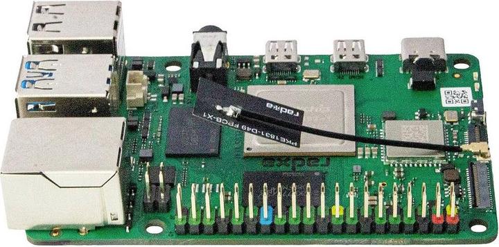 Produktbild Allnet Rock Pi 4 Model C+ 4GB RK3399T mit Dualband 2.4/5GHz WLAN/Bluetooth 5.0