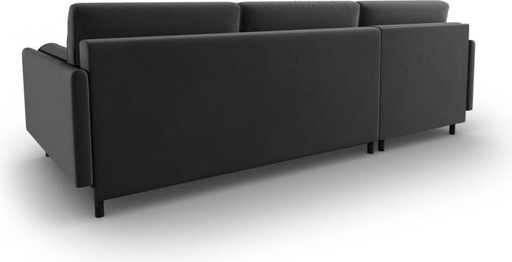 Actual product image Micadoni Velvet Left Corner Sofa With Bed Function And Box, "Scott", 5 Seats, 212x142x87Made in Europe (Corner sofa)