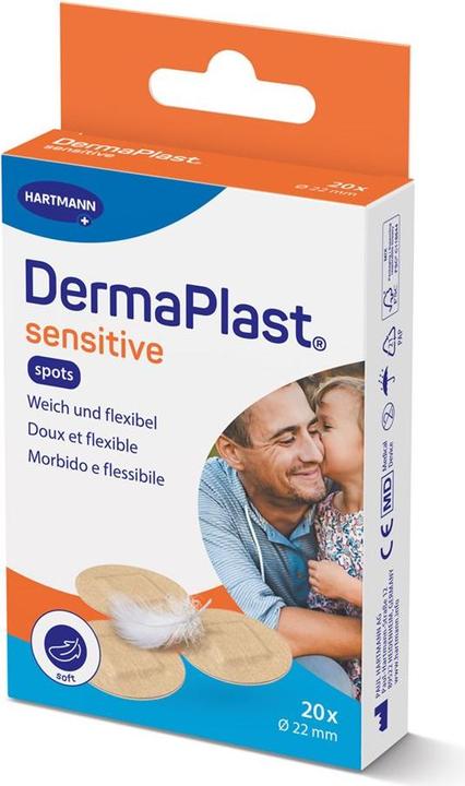 DermaPlast Sensitive hautfarbig (20 x)