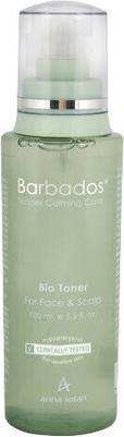 Actual product image Anna Lotan Barbados Bio Toner for Face & Scalp 100ml 3.4oz (100 ml)