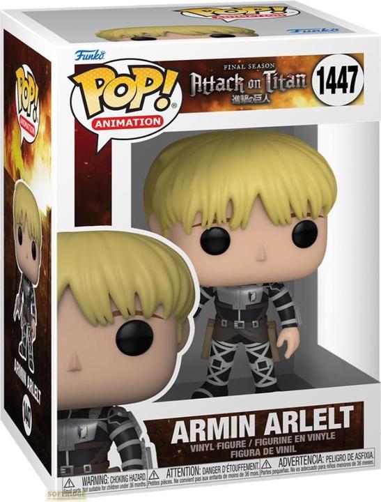 Image du produit Funko Attack on Titan POP! Animation Vinyl figurines Armin Arlert 9 cm