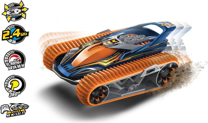 Image du produit Nikko 10031 VelociTrax Voiture RC télécommandée, véhicule tout-terrain à chenilles, batterie LiFePo4