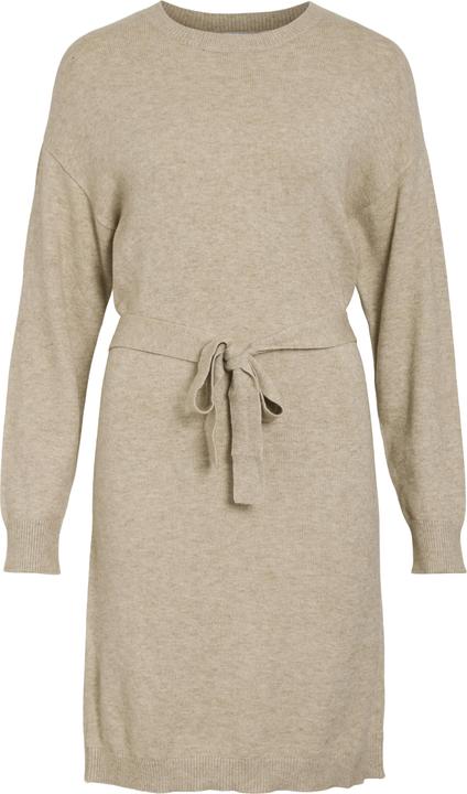 Vila Kurzes Gürtel Strickkleid