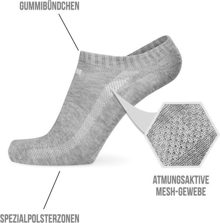Produktbild Circle Five 6 Paar Sneaker-Socken mit Silikongrip (6er Pack, 43 - 46)