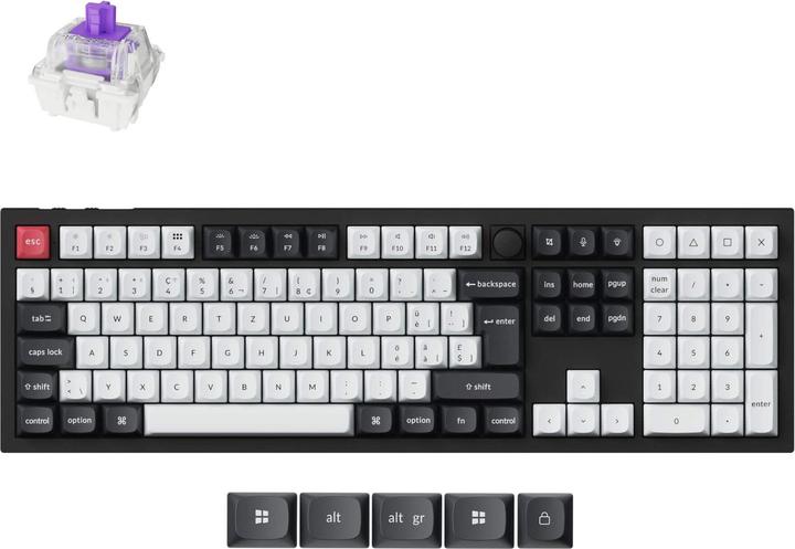 Produktbild Keychron Q6 HE (CH, Kabellos, Kabelgebunden)