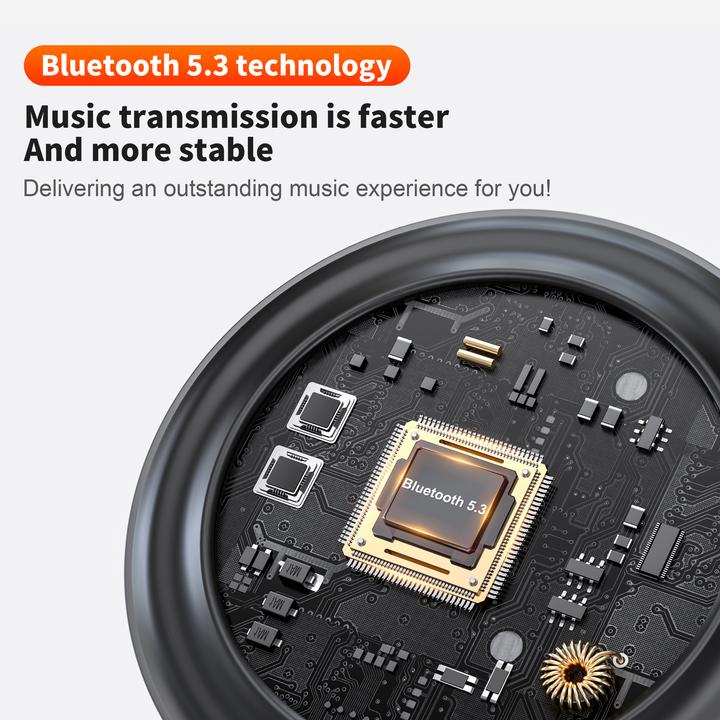 Produktbild Qere Bluetooth 5.3 Lautsprecher HF55 20W 3D Surround Sound LED Licht IPX5 & USB-C