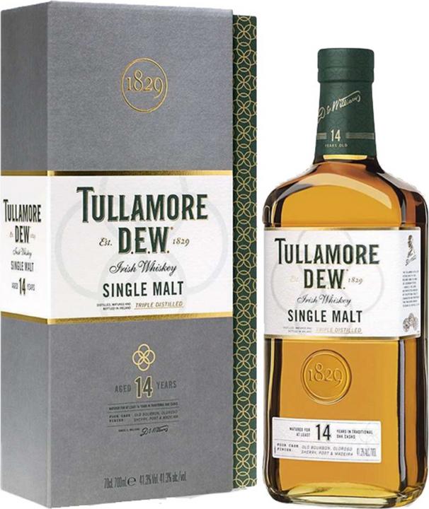 Produktbild Tullamore Dew 14 Years Old Single Malt Irish Whiskey mit Etui (Single Malt, Irish Whiskey)