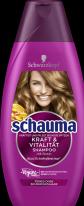 Produktbild Schwarzkopf Schauma Shampoo kraft & vitalität, 400ml Flasche (400 ml, Flüssiges Shampoo)