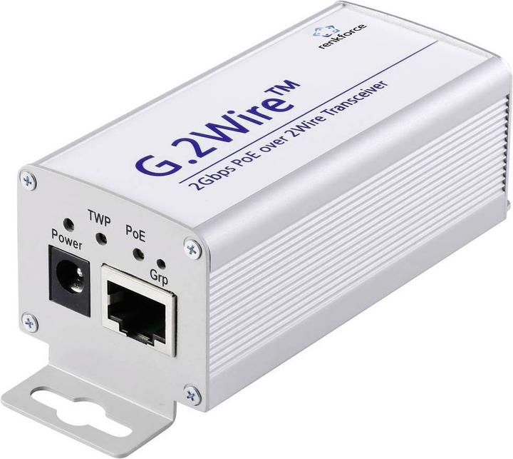 Produktbild Renkforce RF-5230760 Netzwerkverlängerung 2-Draht Reichweite (max.): 500 m 1 St. (Netzwerk Zubehör)