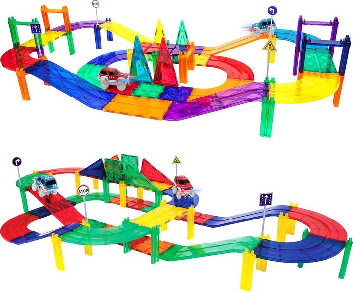 Productafbeelding PicassoTiles Racewagen Track Set