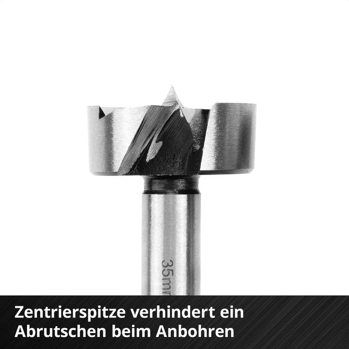 Actual product image Einhell 706003 Forstner bit set 15 mm, 20 mm, 25 mm, 30 mm, 35 mm 1 set (35 mm, 15 mm, 30 mm, 20 mm, 25 mm)