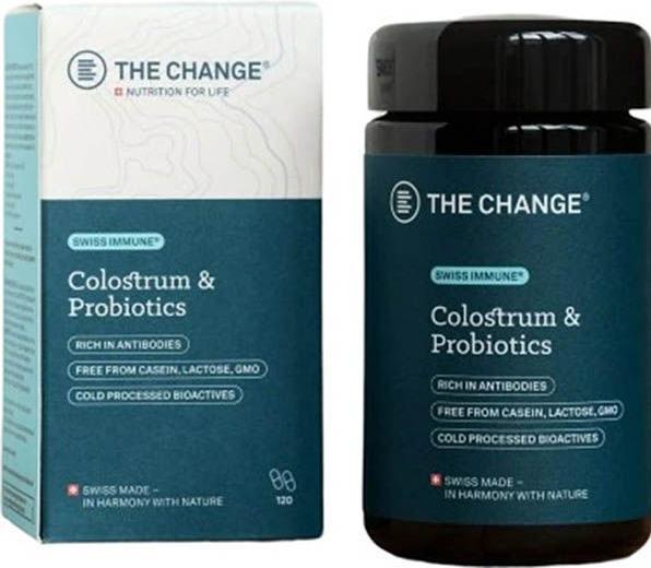 Produktbild BE THE CHANGE Colostrum & Probiotics (120 Stück, Kapseln, 44 g)