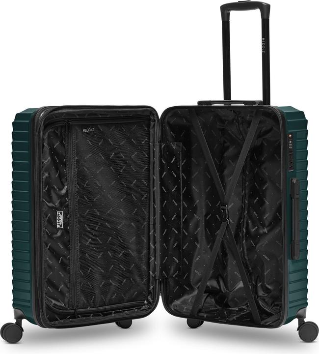 Actual product image Redolz Essentials 18 4 Rollen Kofferset 3-teilig mit Dehnfalte (226 l, XL (from 140l))