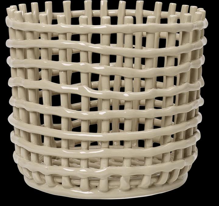 Immagine prodotto Ferm Living Cestino in ceramica (1 x, Ø 23,5 x 21 cm)