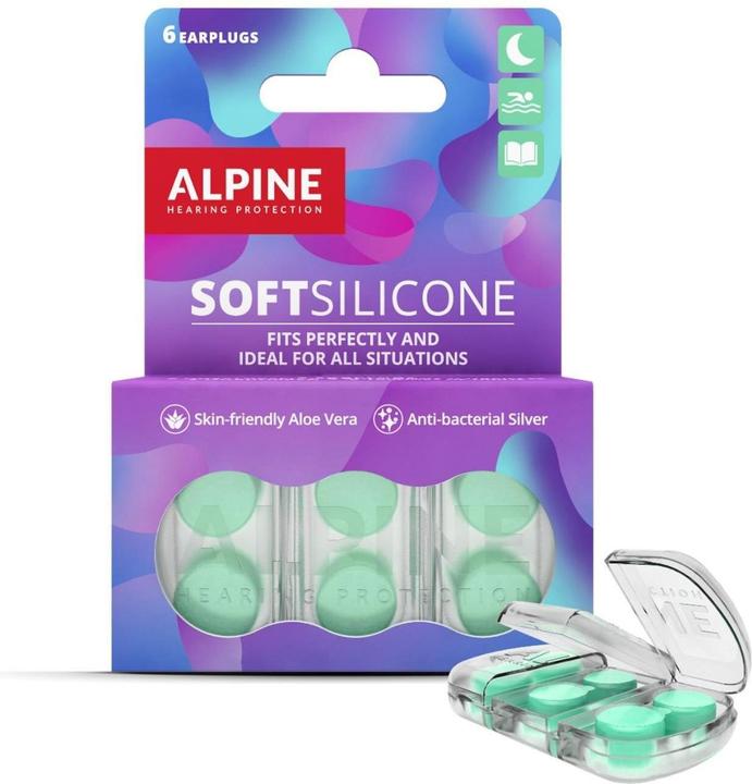 Alpine Bouchons d'oreilles SoftSilicone (6 x)