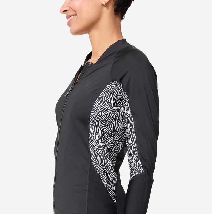 Image du produit Nabaiji Tee shirt manches longues zippé aquagym aquabike Femme - Phoebe noir (38)