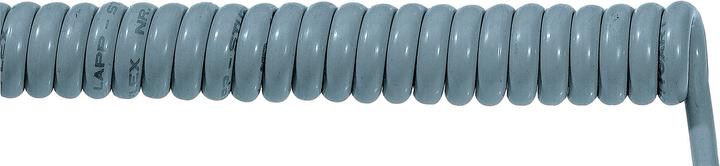Actual product image Lapp Cable spiral ÖLFLEX® SPIRAL 400 P 2000 mm / 6000 mm 2 x 0.75 mm² Grey 70002625 1 pc. (6 m)