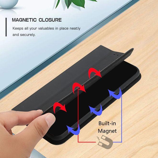 Produktbild MU Classic Dreifach faltbare Leder Bookcover Hülle (Apple iPhone 13 mini)