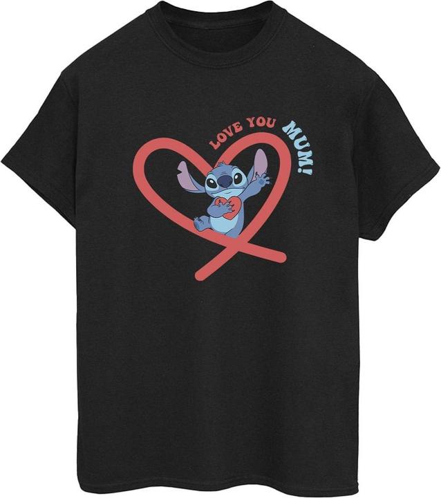 Disney Lilo & Stitch Love You Mum TShirt (S)