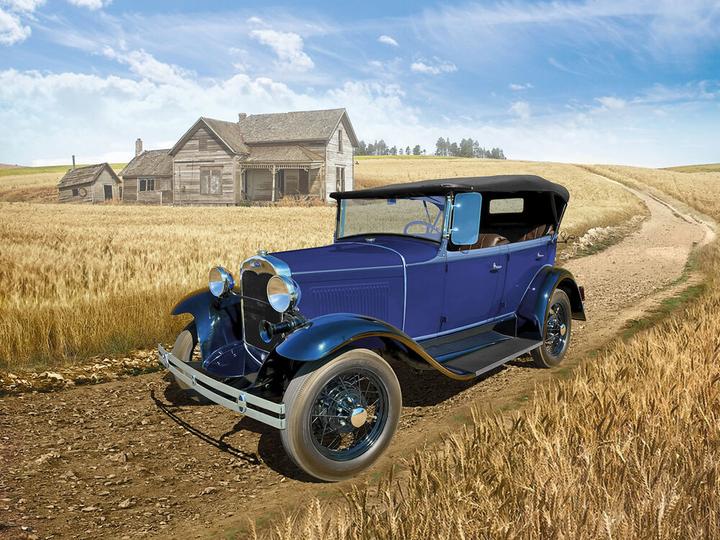 Actual product image ICM Model A Standard Phaeton Soft Top(1930s),American Passenger Car(100% new molds)