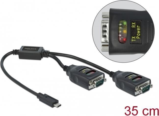 Produktbild Delock Serial-Adapter 90494 USB-C (0.35 m)