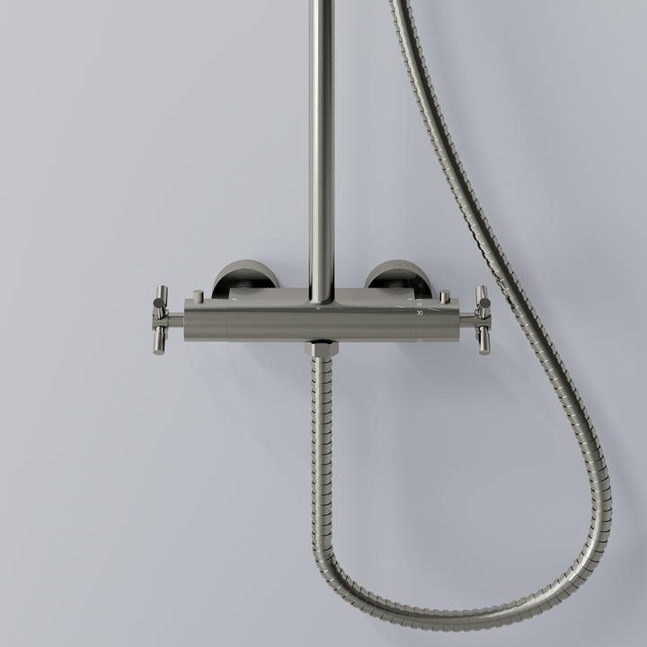Actual product image Steinberg 250 series shower system, with thermostatic mixer, Easy Clean, 2502721
