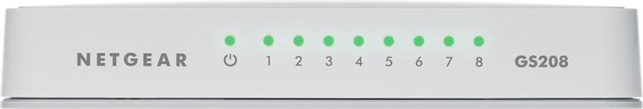 Actual product image Netgear Gs208-100pes (8 Ports)