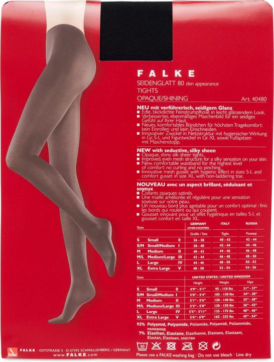 Image du produit Falke Seidenglatt 80 TI (80 DEN, 36 - 38)