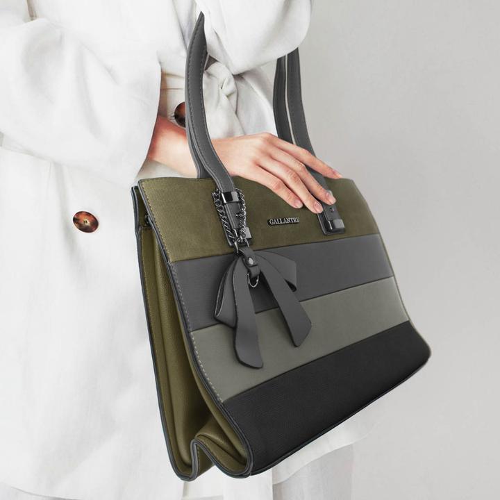 Produktbild Gallantry Damenhandtasche Politexture in Grau (5 l)