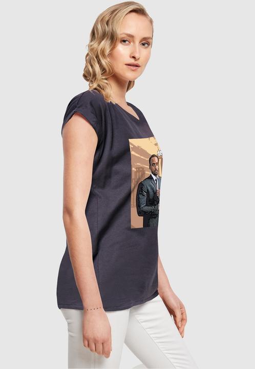 Actual product image Merchcode Laides Grand Denver Extended Shoulder Tee - 113391 (4XL)