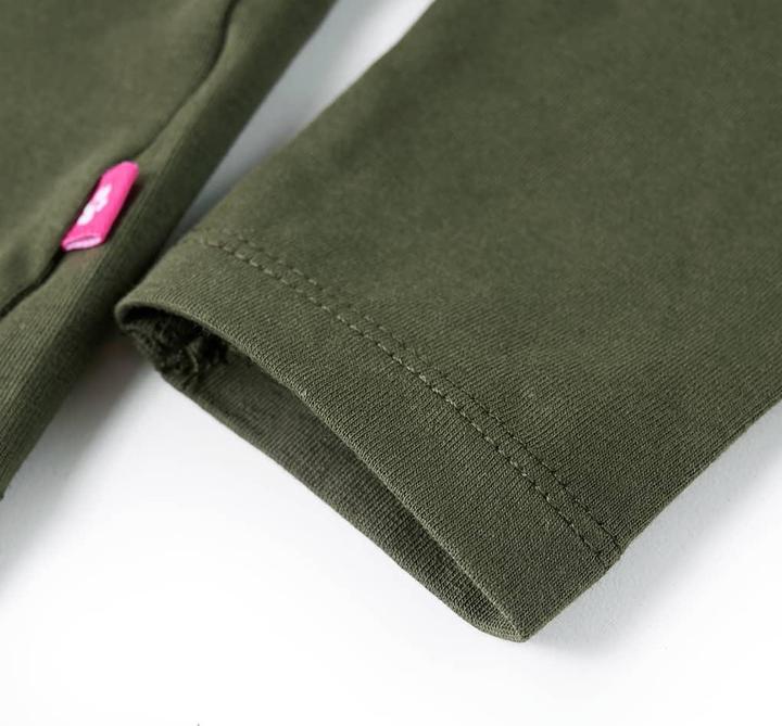 Immagine prodotto VidaXL Camicia da bambino a maniche lunghe kaki 140,Materiale: 95 % cotone. 5 (140)