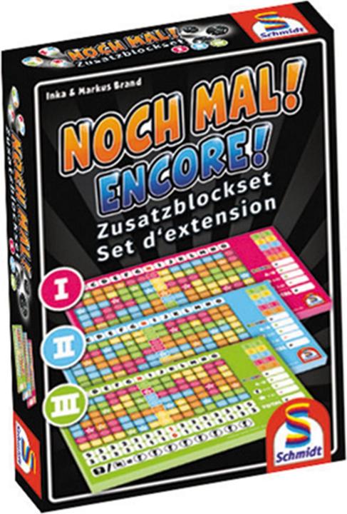 Produktbild Schmidt Spiele Noch Mal! Zusatzblocket 1 bis 3 (Englisch, Französisch, Italienisch, Deutsch)