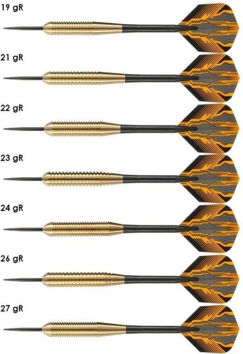 Image du produit Harrows Club Brass Steeltip fléchettes (21 g)