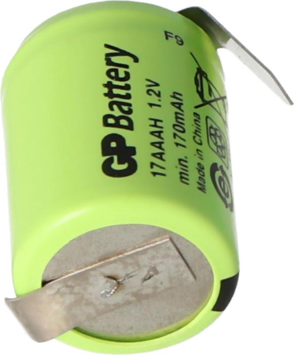 Immagine prodotto AccuCell Akku KAN 1/3AAA Micro mit Lötfahne Z-Form (1 pz., 1/3 AAAA, 150 mAh, Batteria + Caricabatterie)