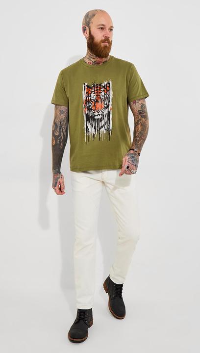 Actual product image Joe Browns Tiger Head Graphic Short Sleeve T-Shirt (S)
