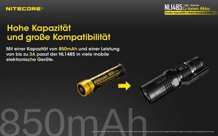 Produktbild Nitecore 14500 (3.70 V, 850 mAh)