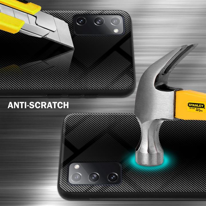 Immagine prodotto Cadorabo Copertura di vetro a strisce in TPU (Samsung Galaxy S20 FE)