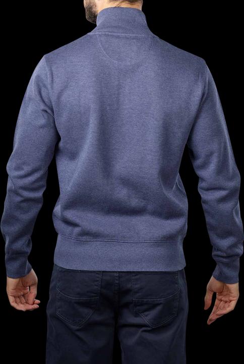 Actual product image GANT Sacker Rib Pullover Half Zip Dark Jeansblue Melange (M)